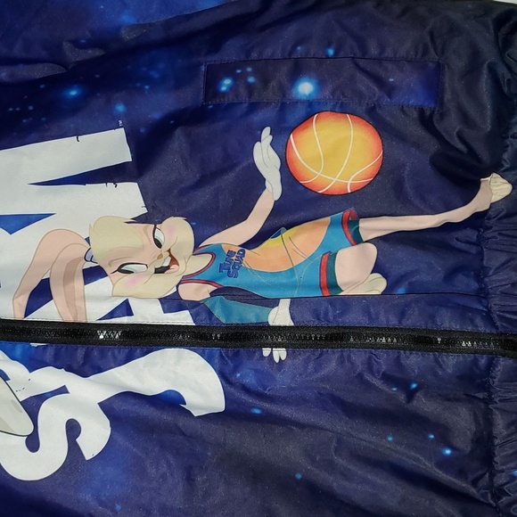 Members Only x Space Jam: A New Legacy Snorkel Bomber Puffer Jacket Size Medium - Picture 10 of 16